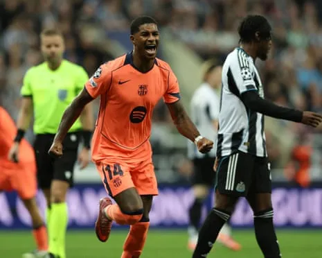 Rashford's Double Quiets The Magpies' Celebrations and Seals Barça's Victory