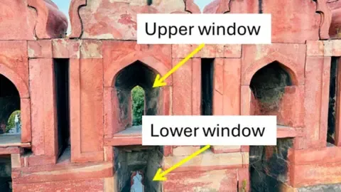 The capital's polluted air is changing the renowned Red Fort sooty, research indicates